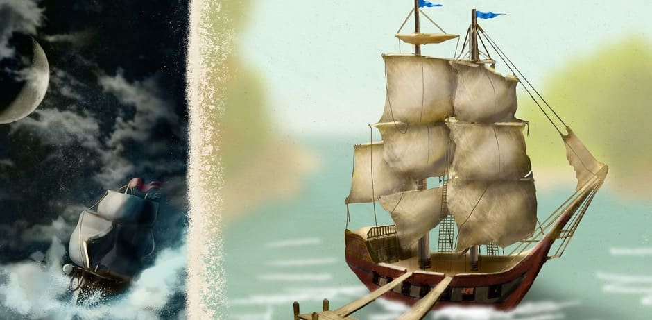 Start-Punkt der Gegner